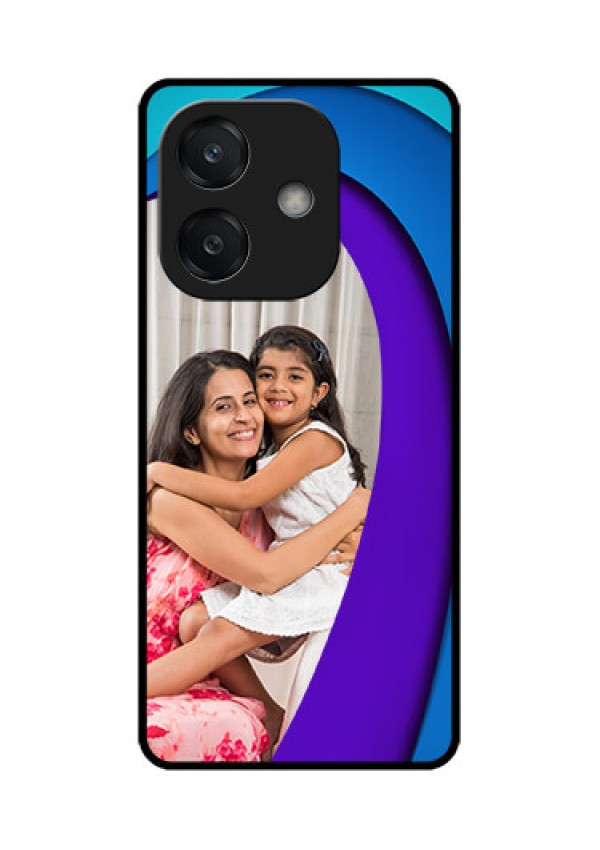 Oppo A3X 4G Custom Glass Phone CaseSimple Pattern Design