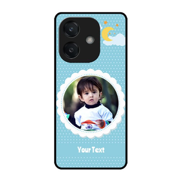 Oppo A3X 4G Custom Glass Phone CaseViolet Pattern Design Oppo A3X 4G Custom Glass Phone CaseViolet Pattern Design