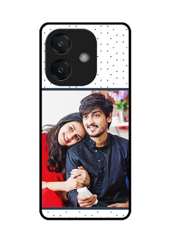 Oppo A3X 4G Custom Glass Phone CasePremium Dot Design