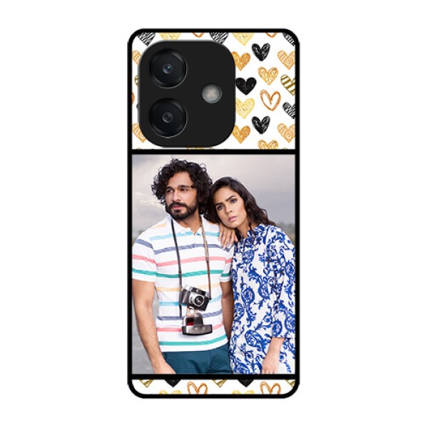 Oppo A3X 4G Custom Glass Phone CaseLove Symbol Design