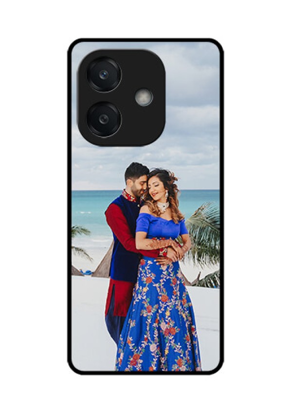 Oppo A3X 4G Custom Glass Phone CaseUpload Full Picture Design