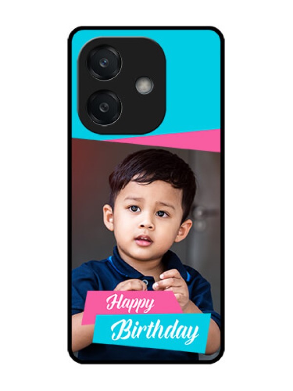 Custom Oppo A3X 4G Custom Glass Phone CaseImage Holder With 2 Color Design