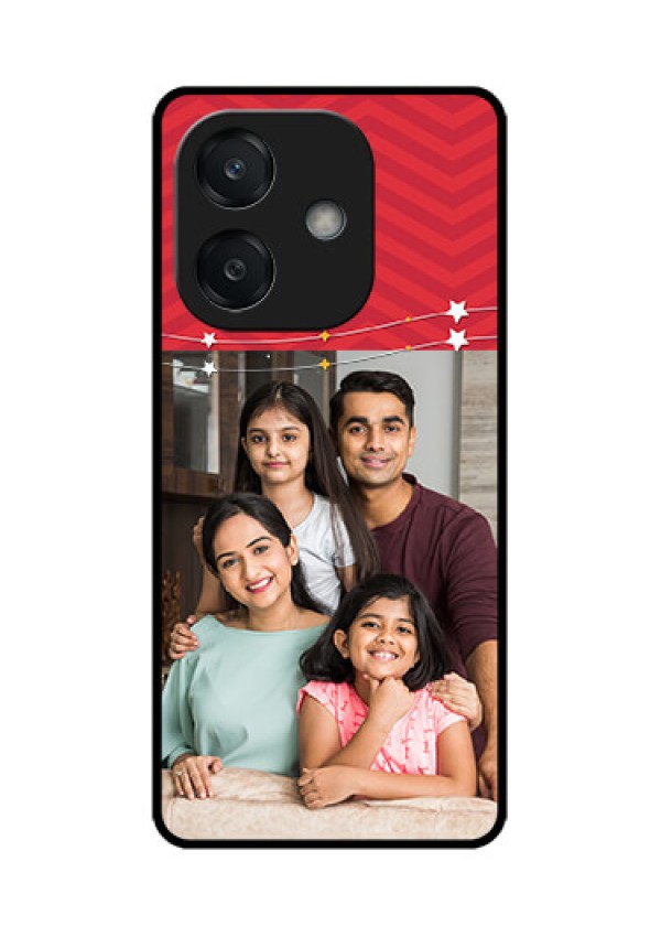 Oppo A3X 4G Custom Glass Phone CaseHappy Family Design