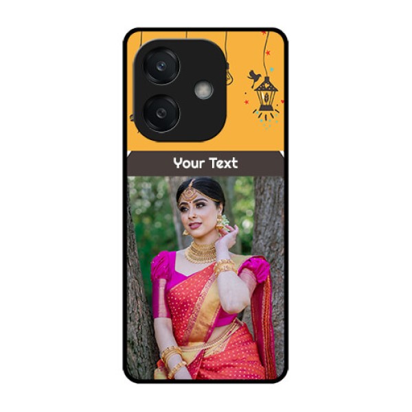 Oppo A3X 4G Custom Glass Phone CaseWith Family Picture And Icons Oppo A3X 4G Custom Glass Phone CaseWith Family Picture And Icons