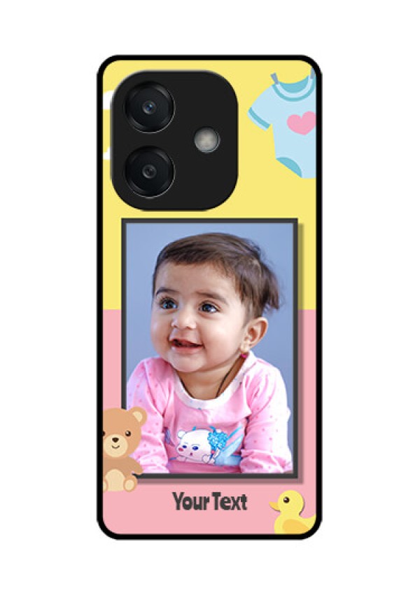 Oppo A3X 4G Custom Glass Phone CaseKids 2 Color Design