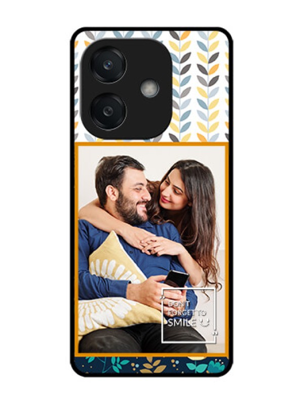 Custom Oppo A3X 4G Custom Glass Phone CasePattern Design