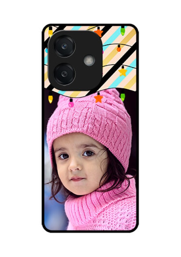 Oppo A3X 4G Custom Glass Phone CaseLights Hanging Design