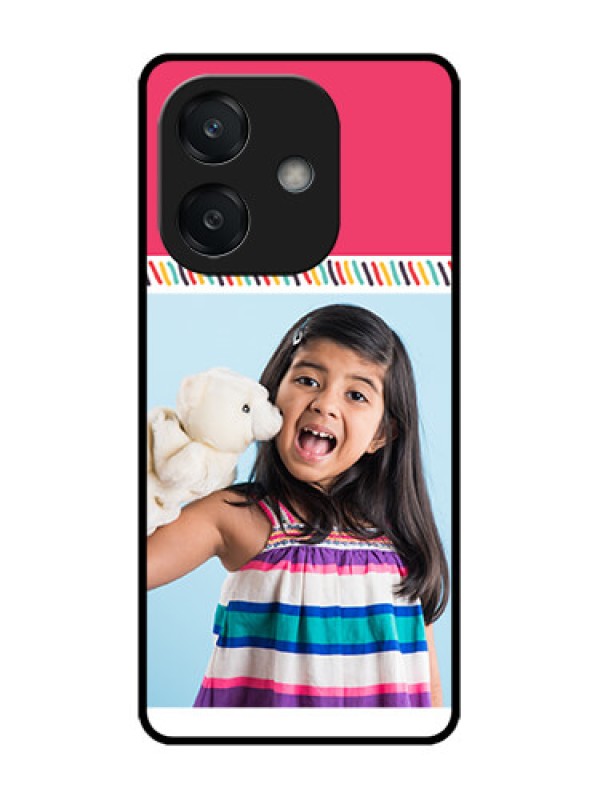 Custom Oppo A3X 4G Custom Glass Phone CaseLine Art Design