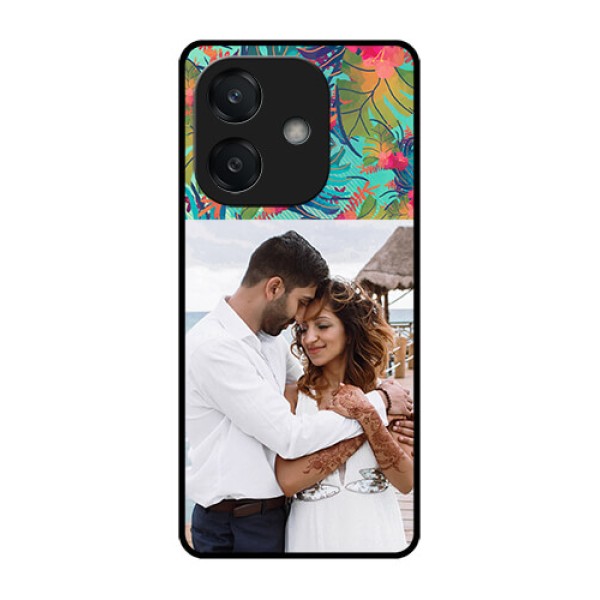 Oppo A3X 4G Custom Glass Phone CaseWatercolor Floral Design Oppo A3X 4G Custom Glass Phone CaseWatercolor Floral Design