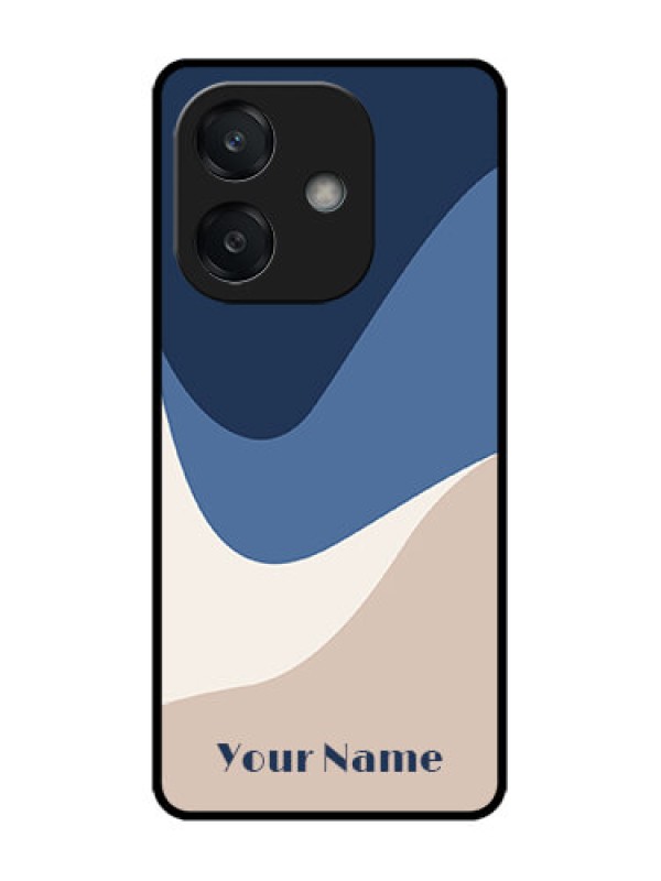 Custom Oppo A3X 4G Custom Glass Phone CaseAbstract Drip Art Design