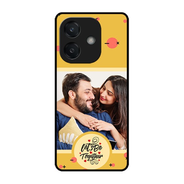 Oppo A3X 4G Custom Glass Phone CaseLets Be Together Design Oppo A3X 4G Custom Glass Phone CaseLets Be Together Design