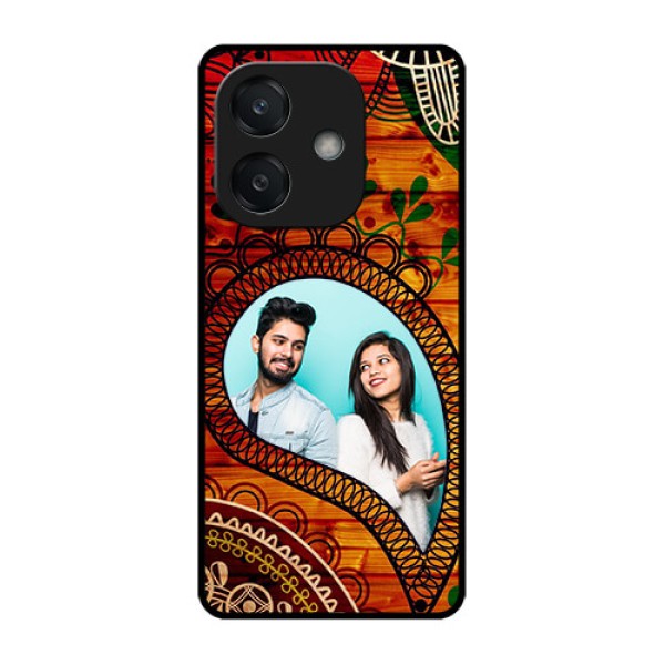 Oppo A3X 5G Custom Glass Phone CaseAbstract Colorful Design