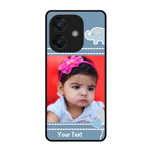 Oppo A3X 5G Custom Glass Phone CaseWith Kids Pattern Design Oppo A3X 5G Custom Glass Phone CaseWith Kids Pattern Design