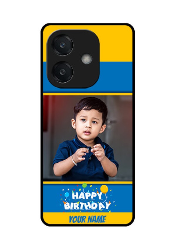 Oppo A3X 5G Custom Glass Phone CaseBirthday Wishes Design