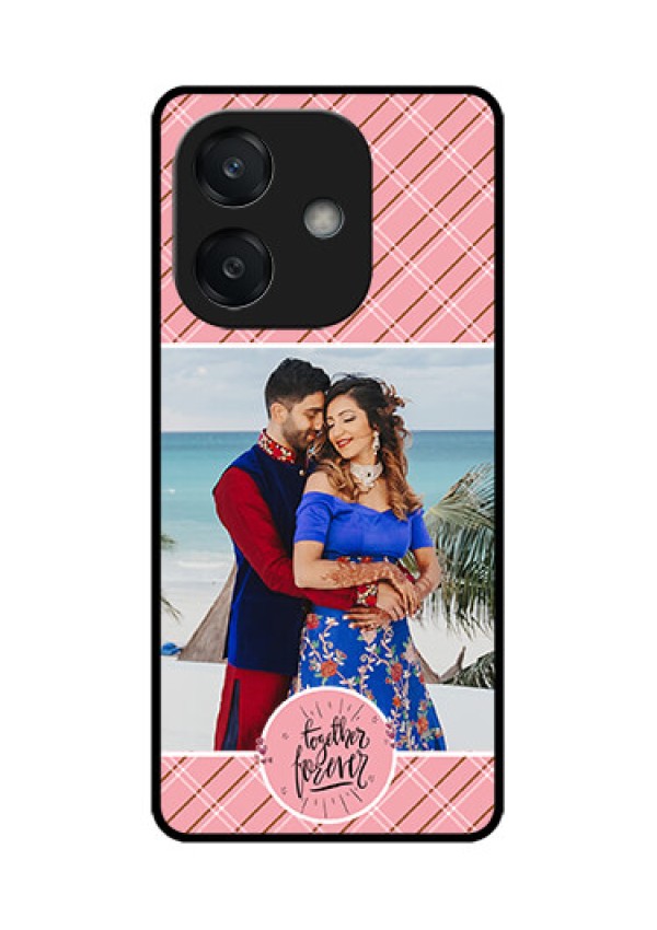 Oppo A3X 5G Custom Glass Phone CaseTogether Forever Design