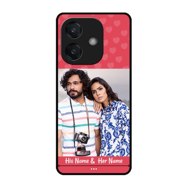 Oppo A3X 5G Custom Glass Phone CaseSimple Love Design