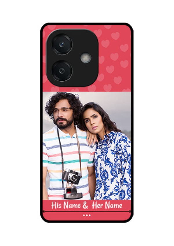 Oppo A3X 5G Custom Glass Phone CaseSimple Love Design