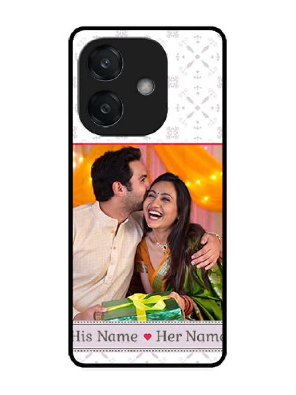 Custom Oppo A3X 5G Custom Glass Phone CaseWith Photo And Ethnic Design