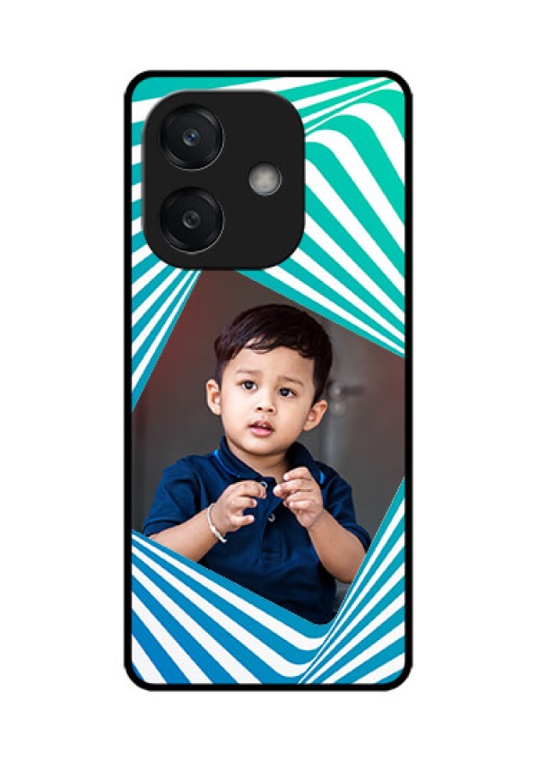 Oppo A3X 5G Custom Glass Phone CaseAbstract Spiral Design