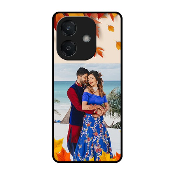 Oppo A3X 5G Custom Glass Phone CaseAutumn Maple Leaves Design Oppo A3X 5G Custom Glass Phone CaseAutumn Maple Leaves Design