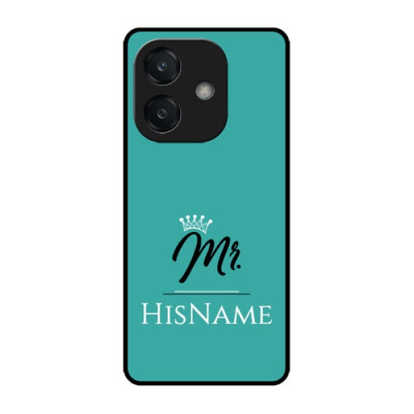 Oppo A3X 5G Custom Glass Phone CaseMr With Name Design