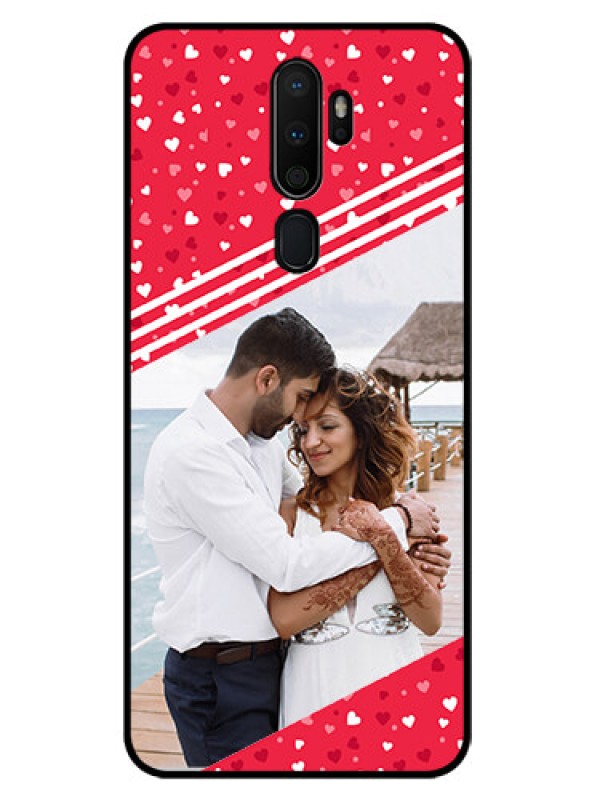 Custom Oppo A5 2020 Custom Glass Mobile Case  - Valentines Gift Design