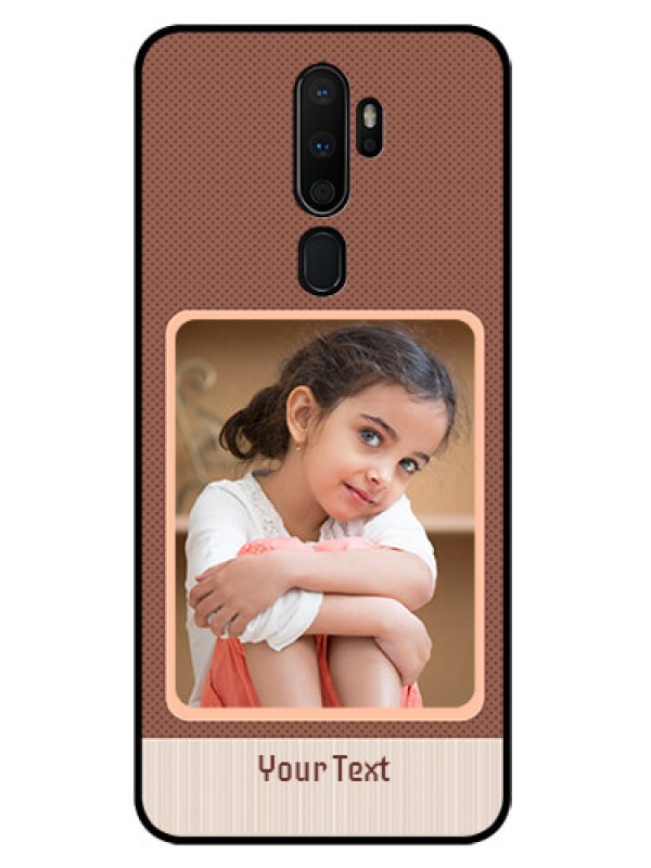 Custom Oppo A5 2020 Custom Glass Phone Case  - Simple Pic Upload Design