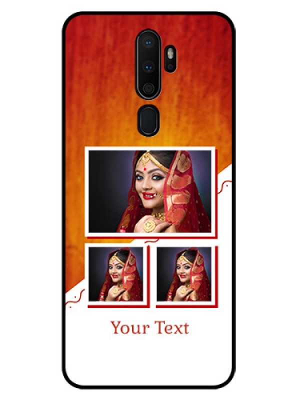 Custom Oppo A5 2020 Custom Glass Phone Case  - Wedding Memories Design  