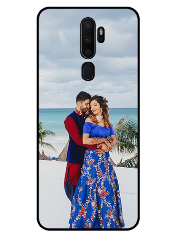 Custom Oppo A5 2020 Photo Printing on Glass Case  - Upload Full Picture Design