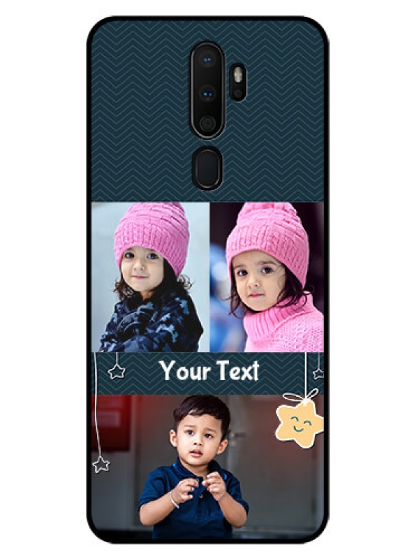 Custom Oppo A5 2020 Custom Glass Mobile Case  - Hanging Stars Design