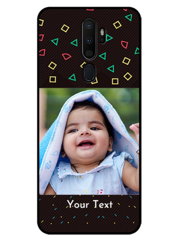 Custom Oppo A5 2020 Custom Glass Phone Case  - with confetti birthday design