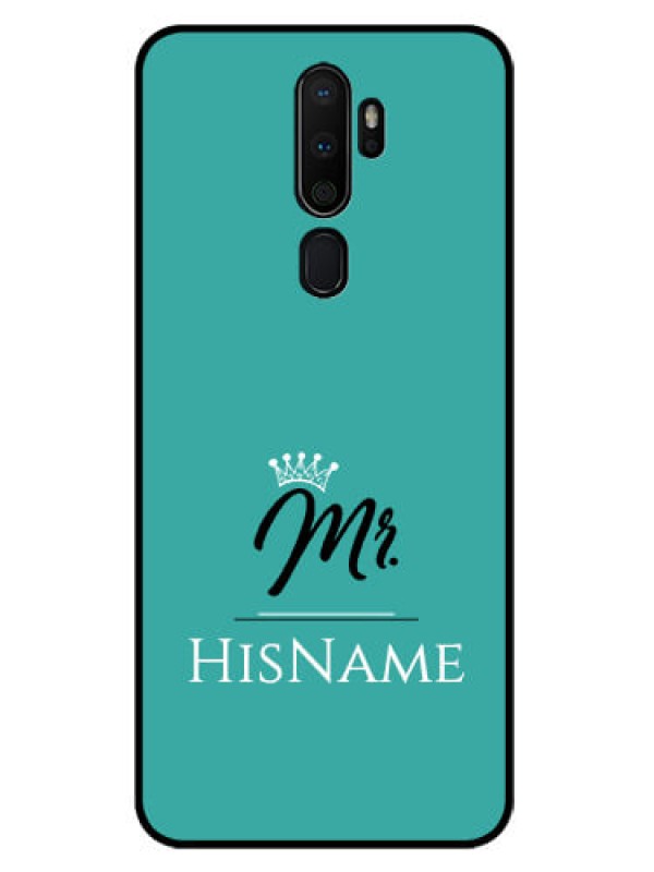 Custom Oppo A5 2020 Custom Glass Phone Case Mr with Name
