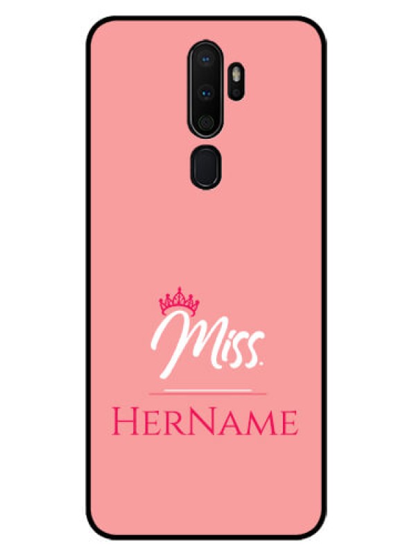 Custom Oppo A5 2020 Custom Glass Phone Case Mrs with Name