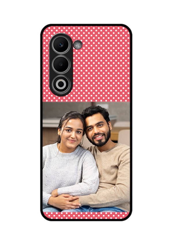 Oppo A5 5G Custom Glass Phone Case - White Dotted Design