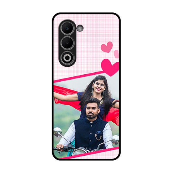 Oppo A5 5G Custom Glass Phone Case - Love Shape Heart Design