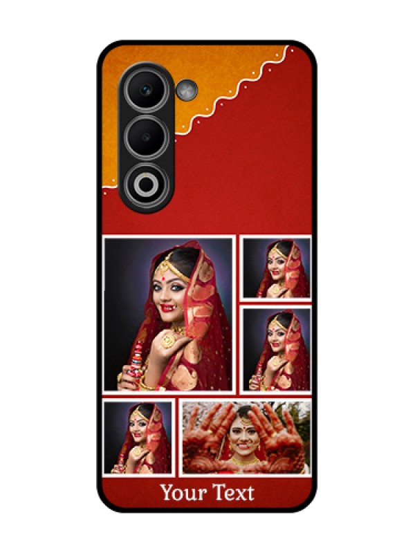 Custom Oppo A5 5G Custom Glass Phone Case - Wedding Pic Upload Design