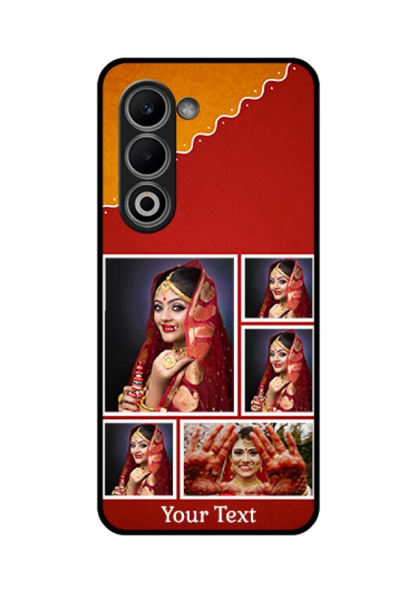 Oppo A5 5G Custom Glass Phone Case - Wedding Pic Upload Design
