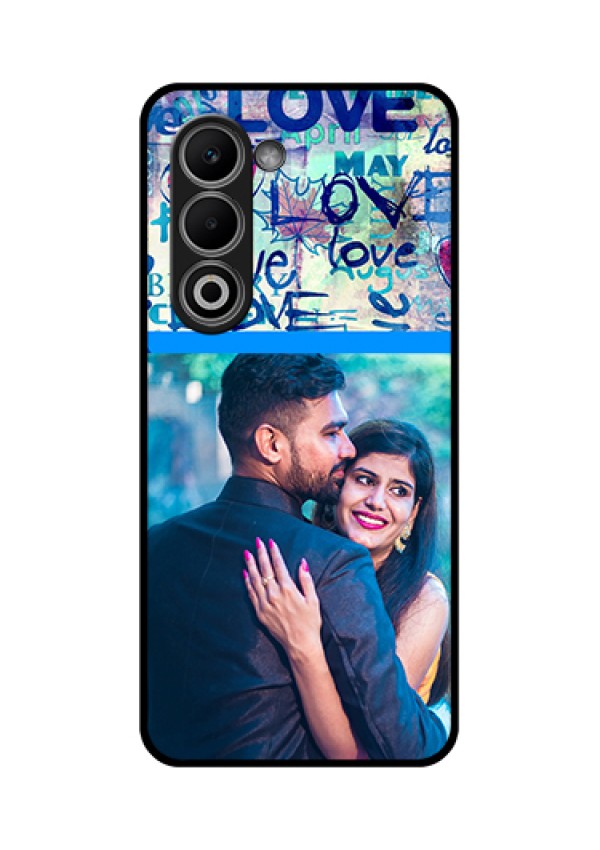 Oppo A5 5G Custom Glass Phone Case - Colorful Love Design