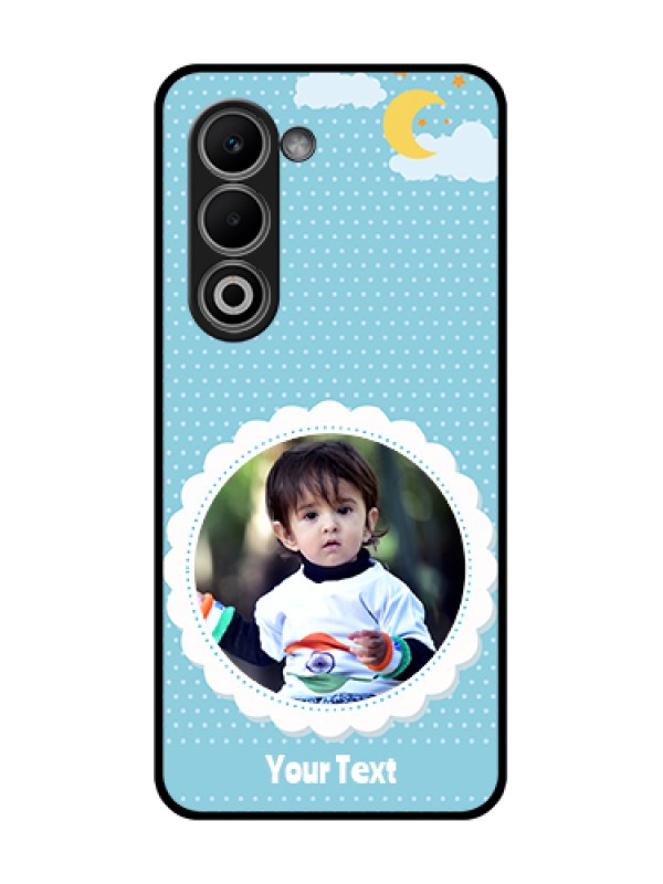 Custom Oppo A5 5G Custom Glass Phone Case - Violet Pattern Design