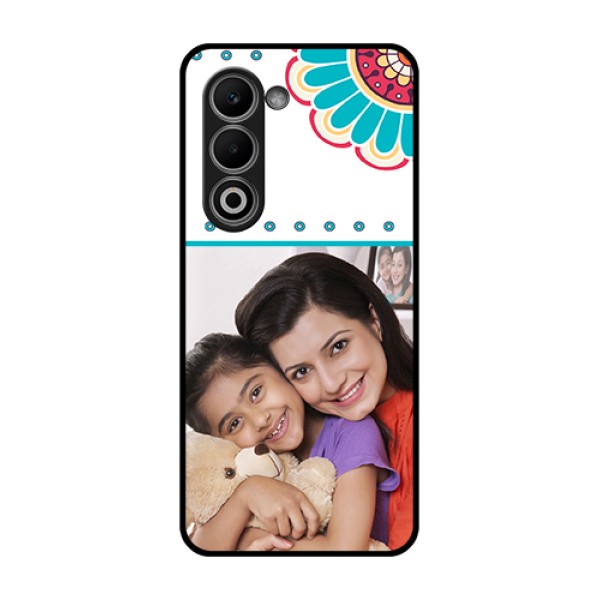 Oppo A5 5G Custom Glass Phone Case - Flower Design