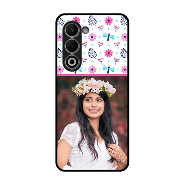 Oppo A5 5G Custom Glass Phone Case - Colorful Flower Design Oppo A5 5G Custom Glass Phone Case - Colorful Flower Design