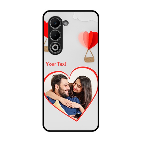 Oppo A5 5G Custom Glass Phone Case - Parachute Love Design