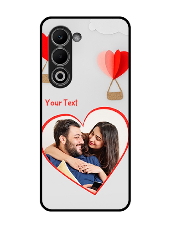 Custom Oppo A5 5G Custom Glass Phone Case - Parachute Love Design