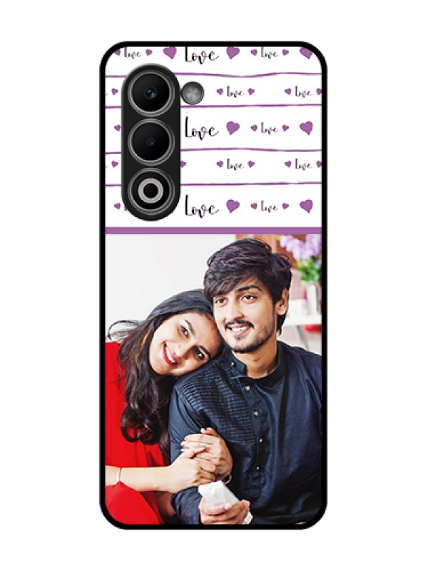 Custom Oppo A5 5G Custom Glass Phone Case - Couples Heart Design