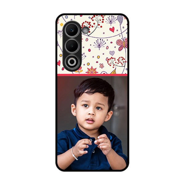 Oppo A5 5G Custom Glass Phone Case - Premium Floral Design