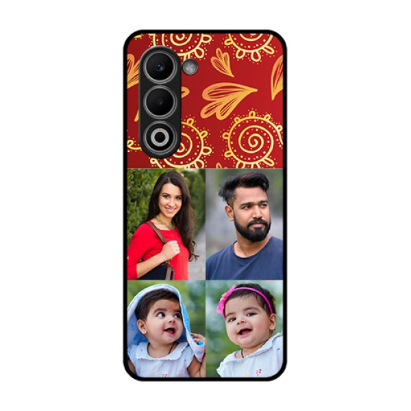 Oppo A5 5G Custom Glass Phone Case - 4 Image Traditional Design