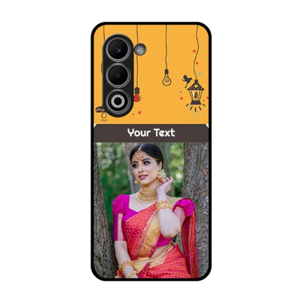 Oppo A5 5G Custom Glass Phone Case - With Family Picture And Icons Oppo A5 5G Custom Glass Phone Case - With Family Picture And Icons