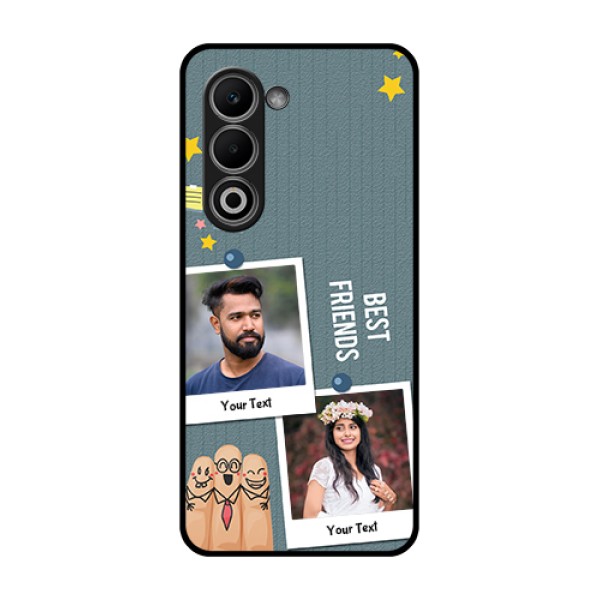 Oppo A5 5G Custom Glass Phone Case - Sticky Frames And Friendship Design Oppo A5 5G Custom Glass Phone Case - Sticky Frames And Friendship Design