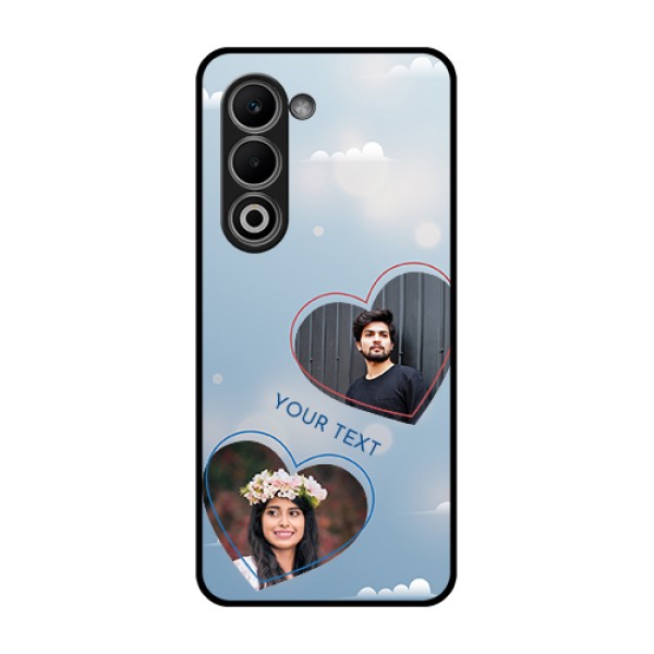 Oppo A5 5G Custom Glass Phone Case - Blue Color Couple Design