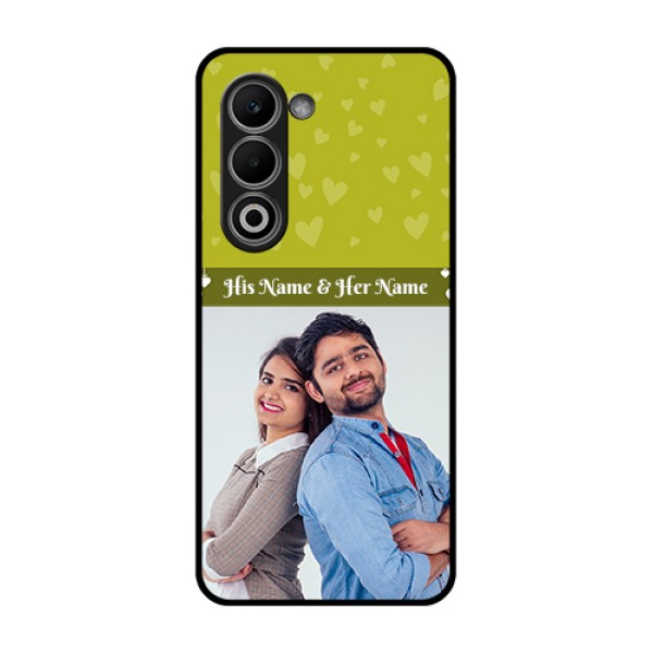 Oppo A5 5G Custom Glass Phone Case - You & Me Heart Design